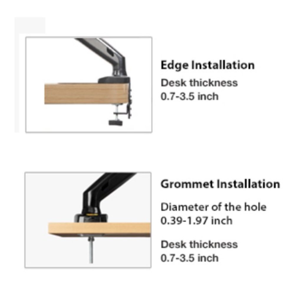 NB North Bayou Monitor Desk Mount Stand 